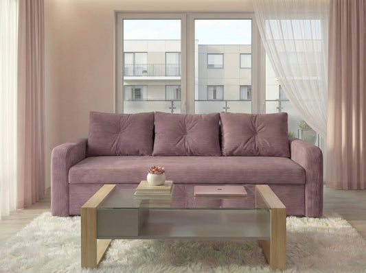 Canapea extensibilă Tokyo Roz Vintage