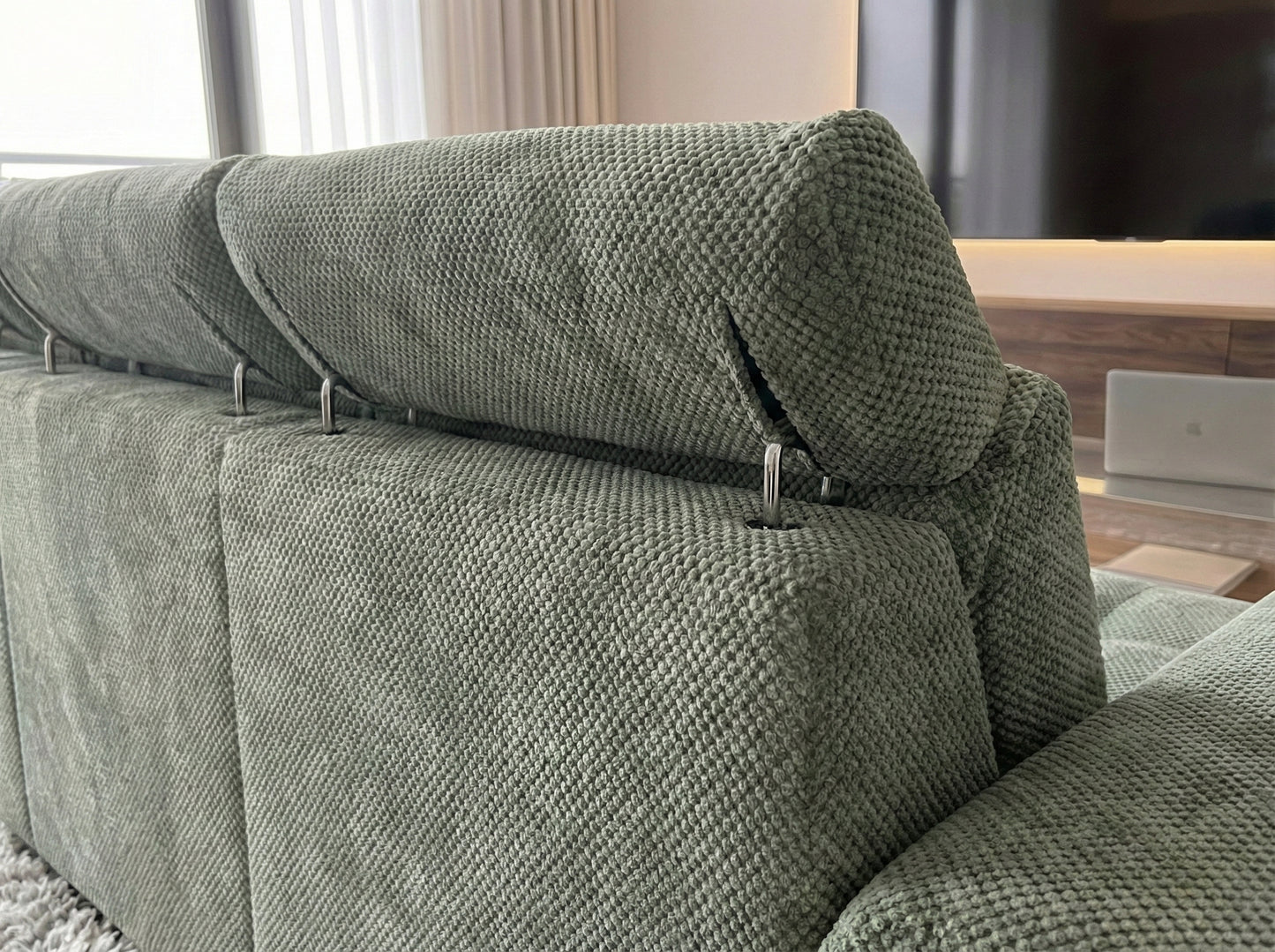 Colțar Extensibil Valencia Classic Jade Verde