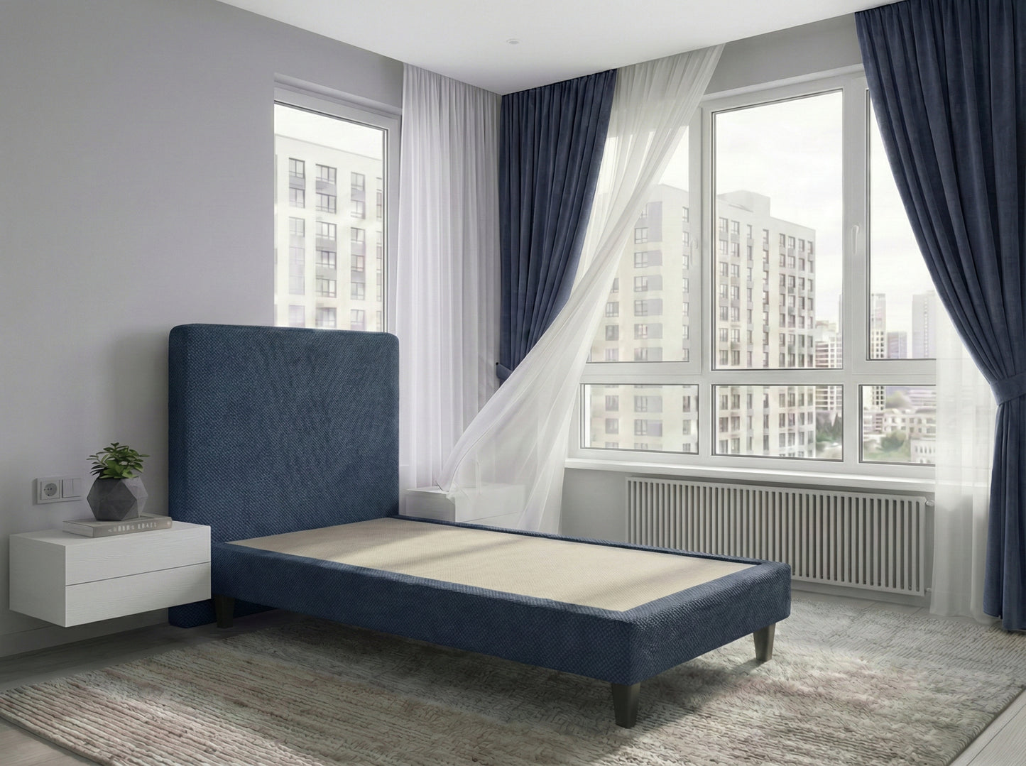 Pat Milano Premium din Lemn Masiv – 90×200 cm