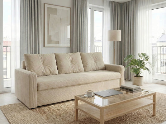 Canapea extensibilă Tokyo Crem Vintage