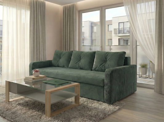 Canapea extensibilă Tokyo Verde Vintage