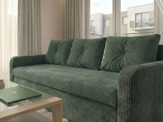 Canapea extensibilă Tokyo Verde Vintage