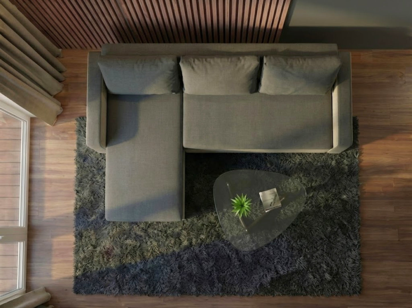 Colțar extensibil Tokyo Gri