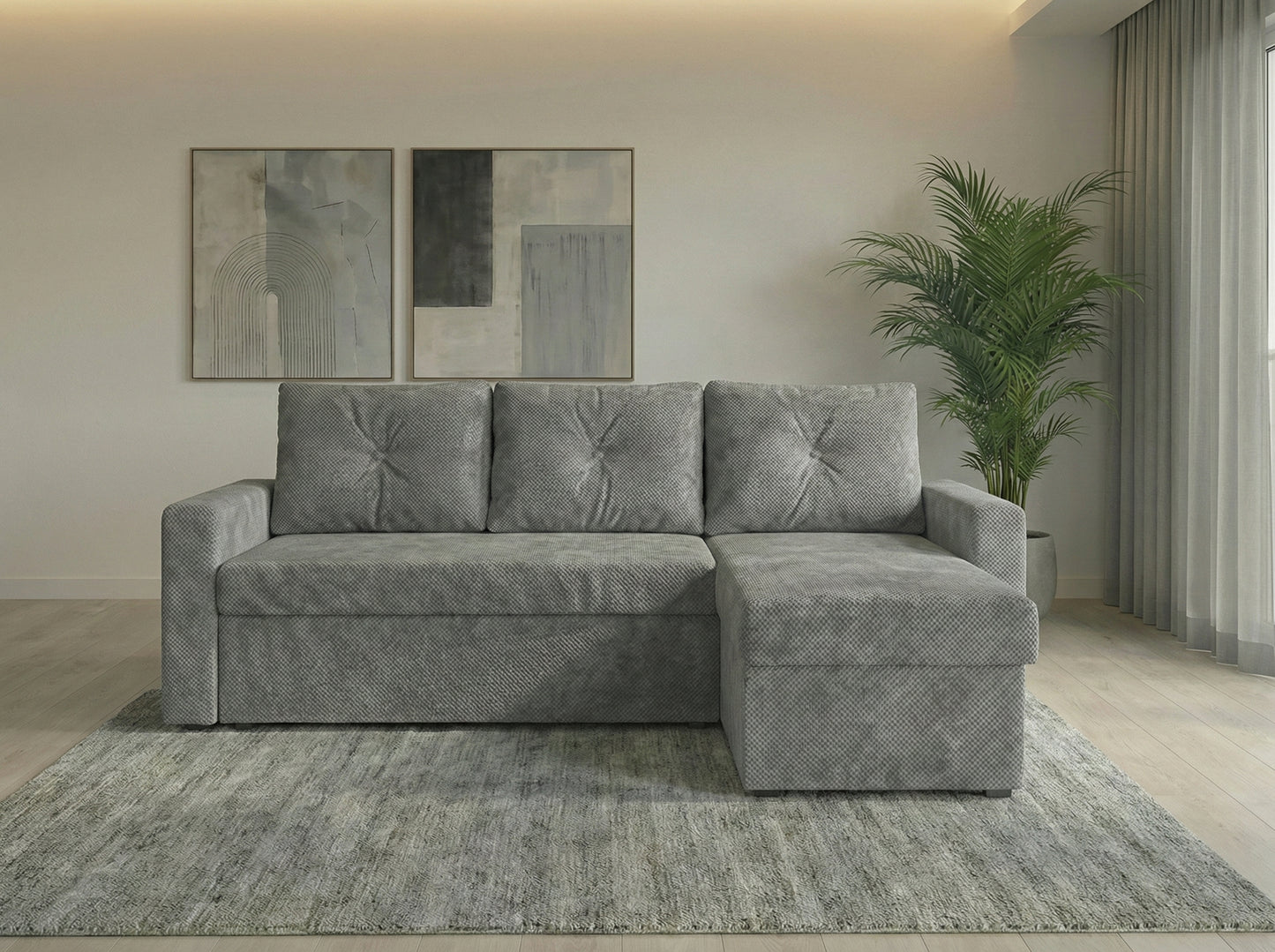 Colțar extensibil Tokyo Antracit