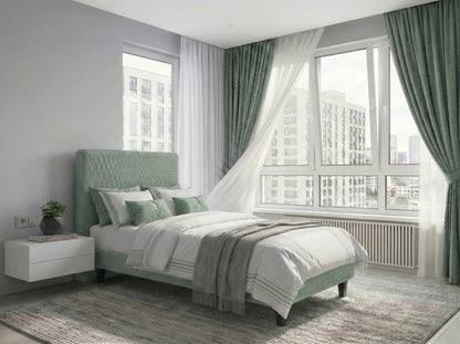 Pat Milano Premium din Lemn Masiv – 90×200 cm