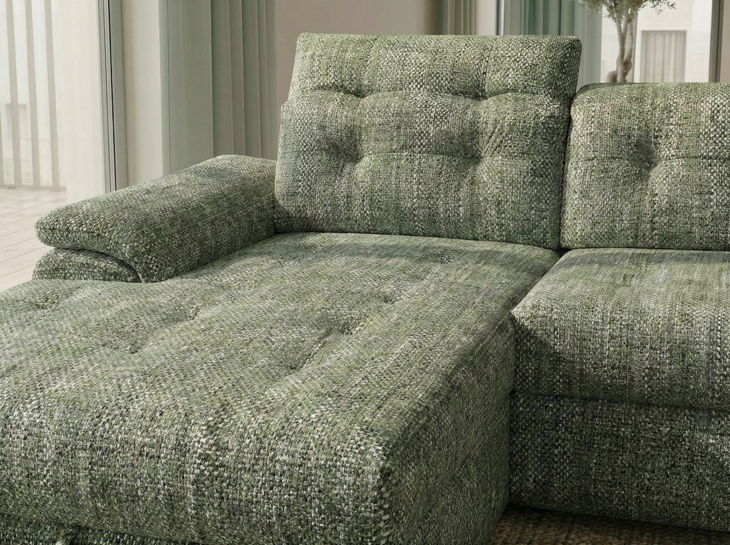 Valencia Max verde tricotat