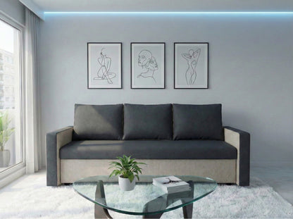 Canapea extensibilă Tokyo Gri