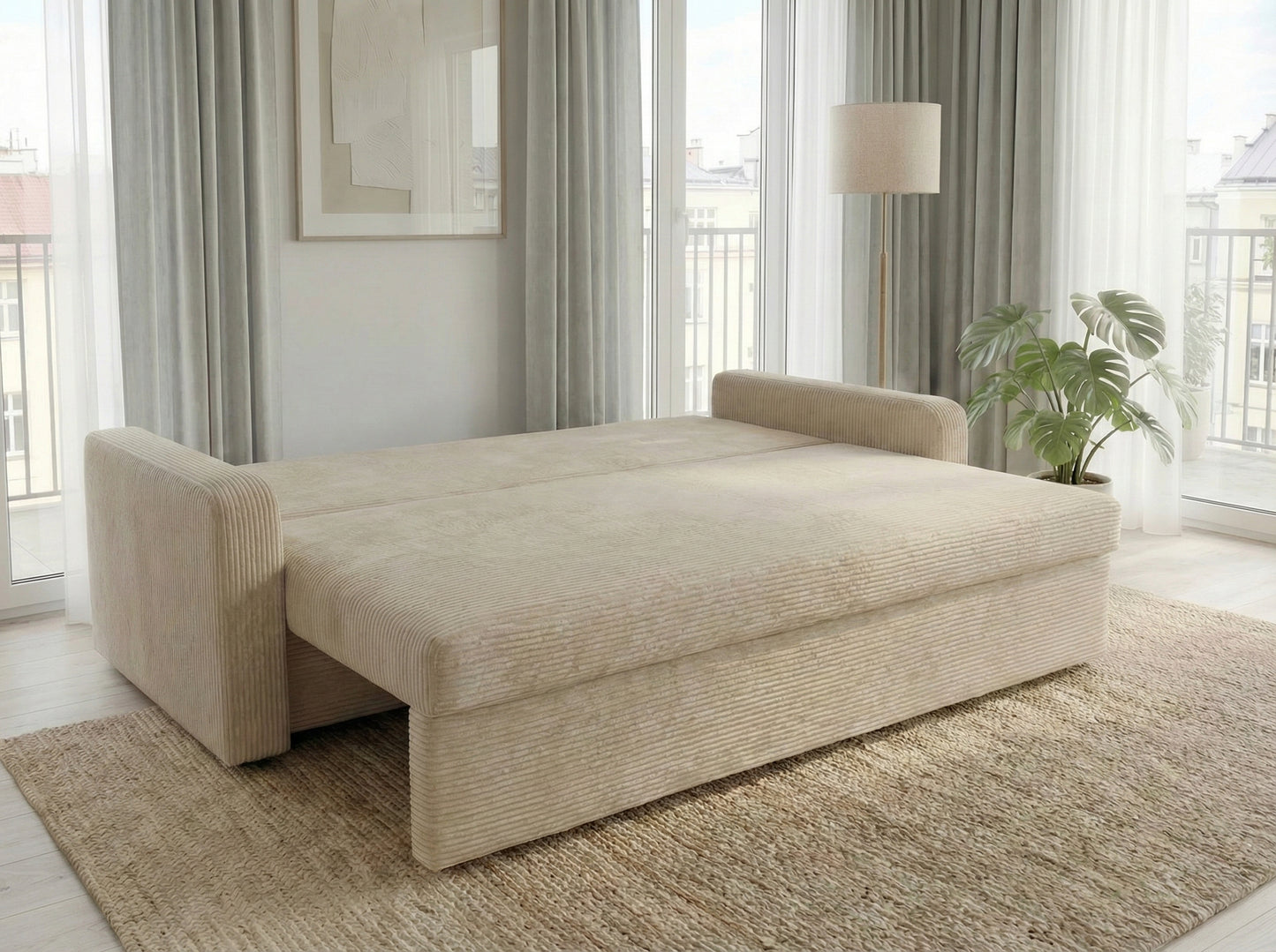 Canapea extensibilă Tokyo Crem Vintage