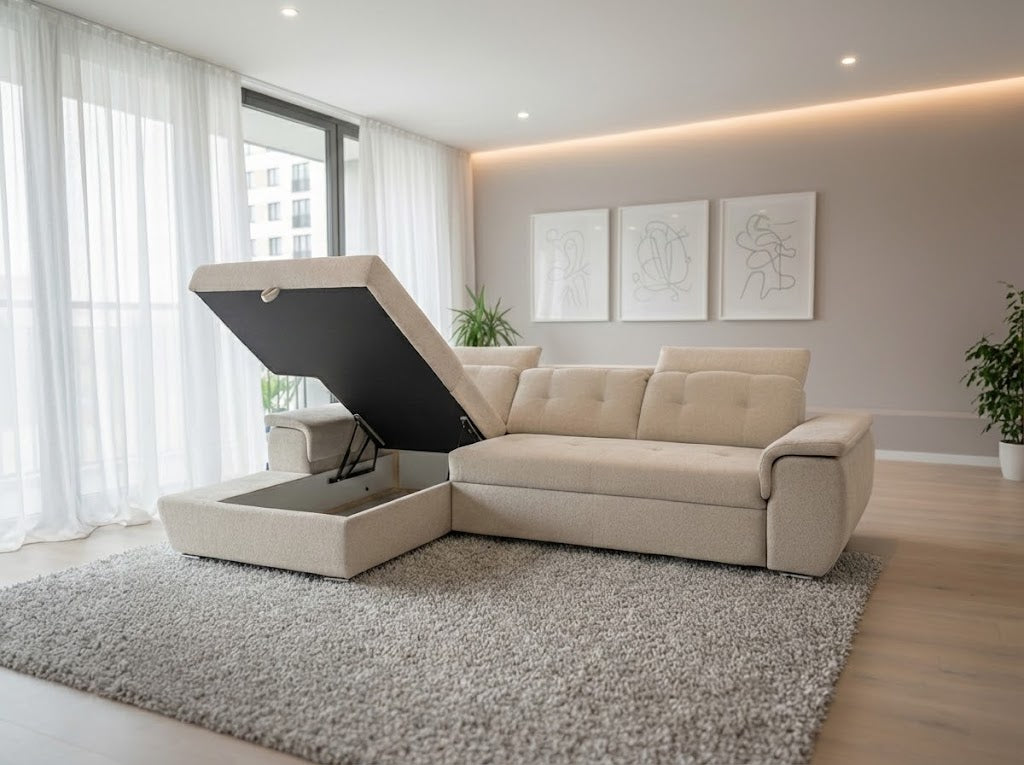 Colțar Extensibil Valencia Classic Crem