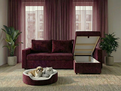 Colțar Tokyo Burgundy Red - PET Friendly