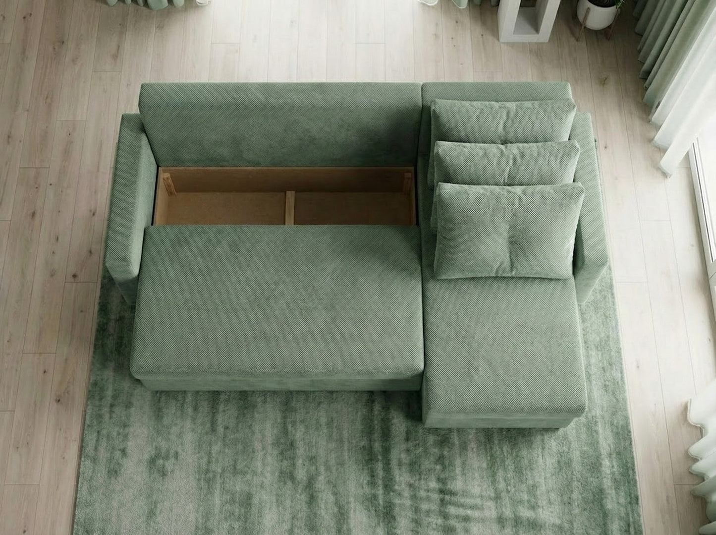 Colțar extensibil Tokyo Jade