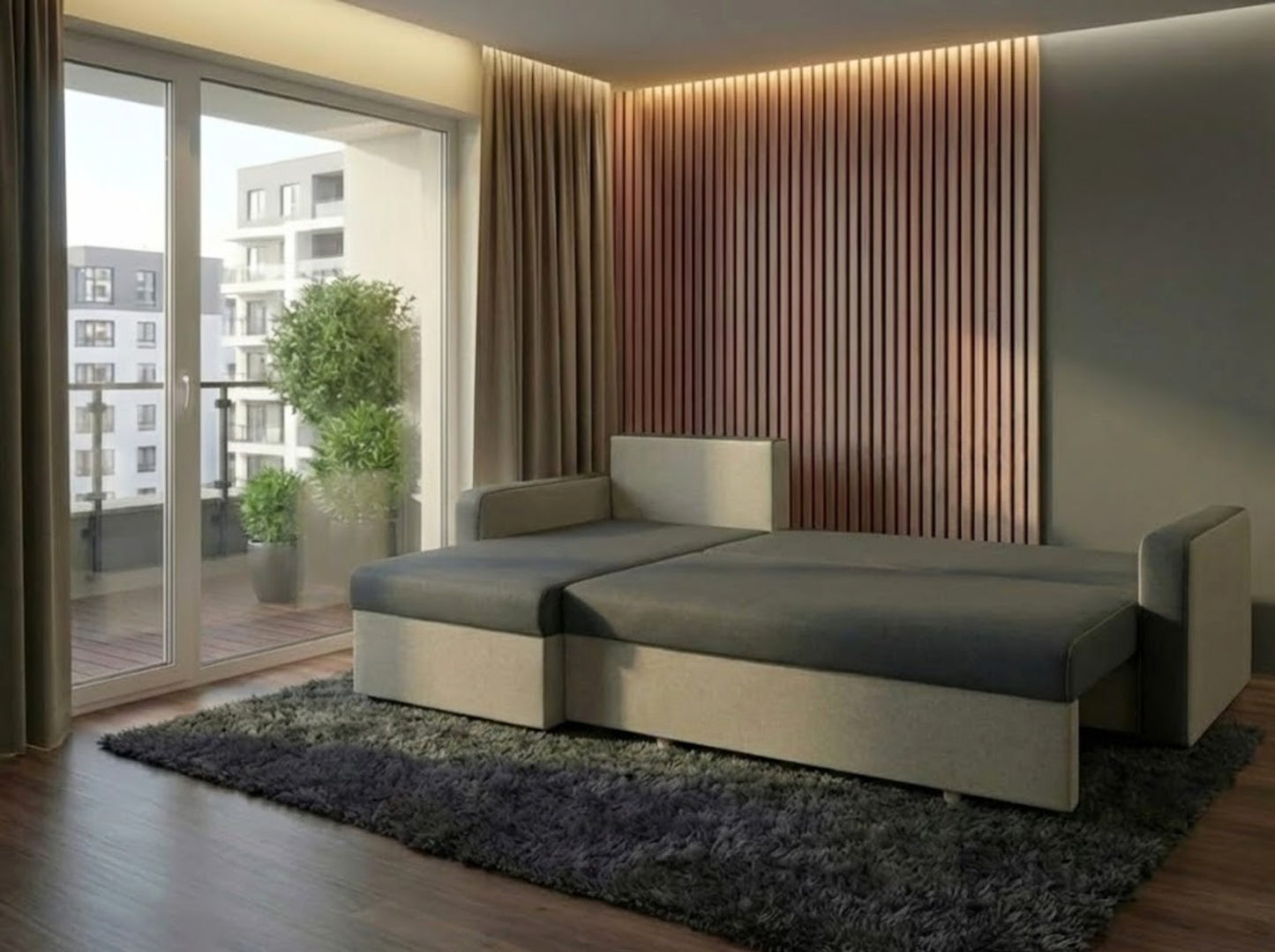 Colțar extensibil Tokyo Gri