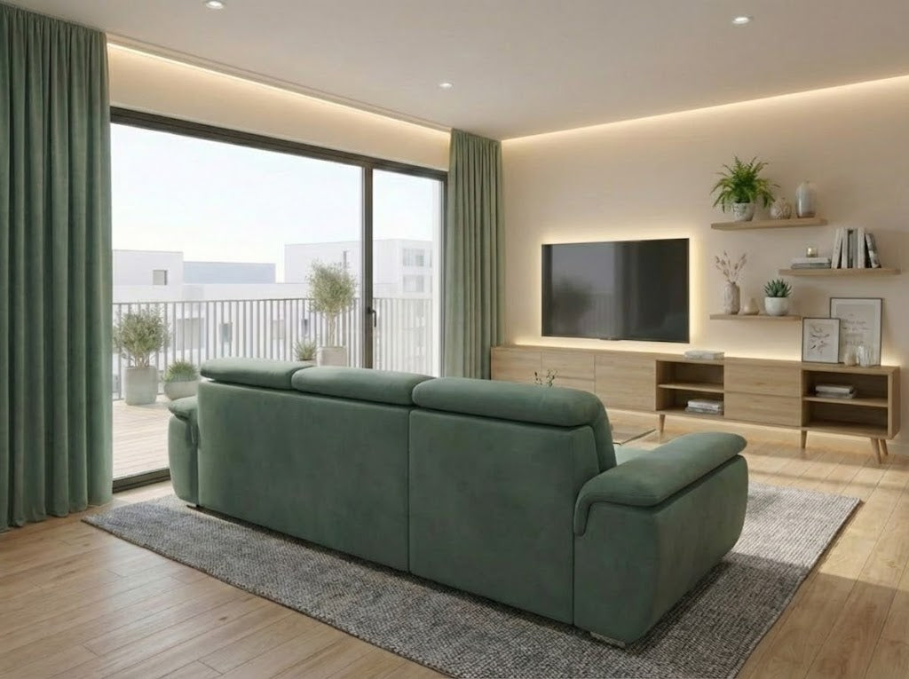 Colțar Extensibil Valencia Classic Oliva – Pet Friendly