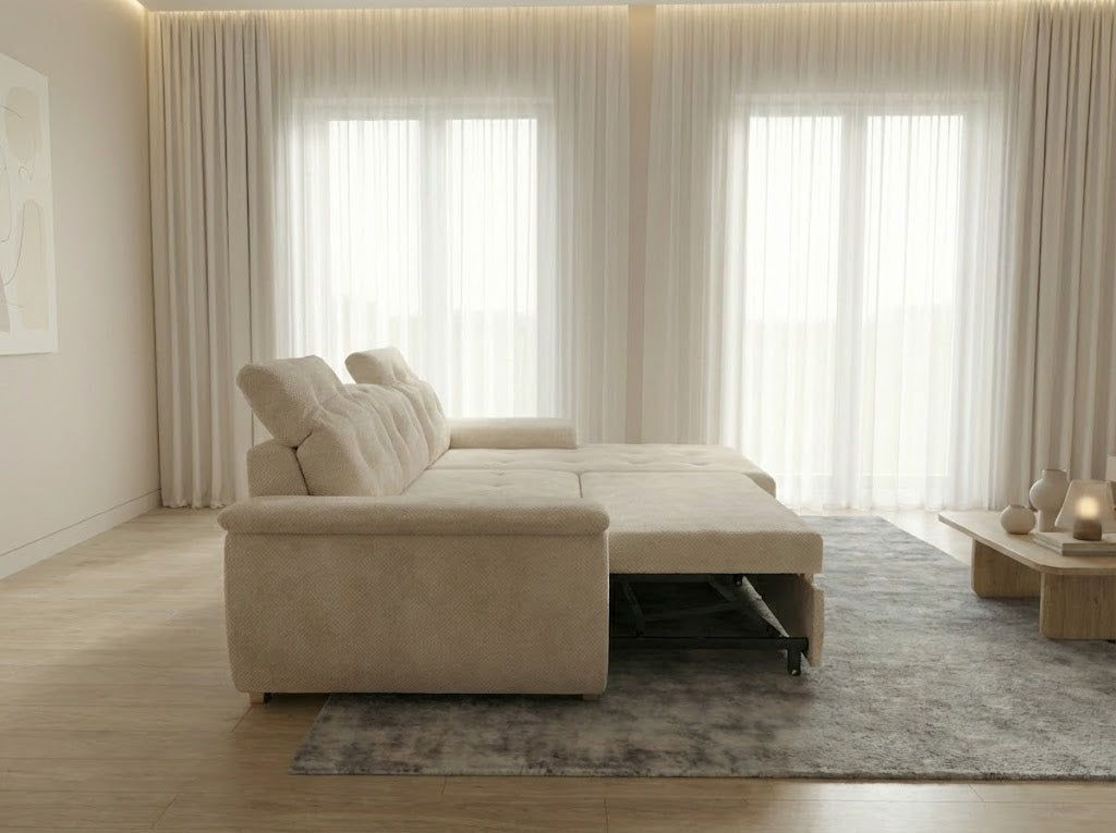 Colțar Extensibil Valencia Classic Crem