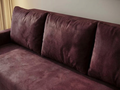 Canapea extensibilă Tokyo Burgundy Red - PET Friendly