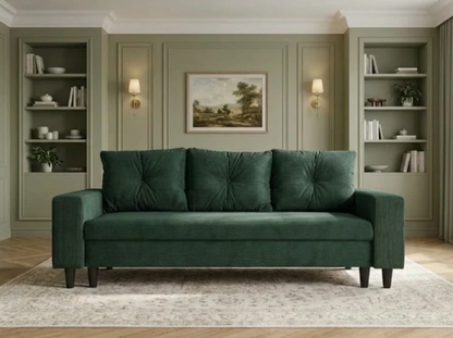 Canapea extensibilă Easy Verde Smarald