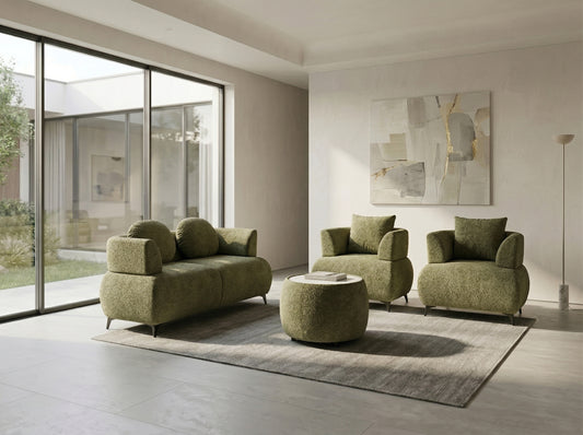 Canapea Madeira 2 locuri – Verde mușchi