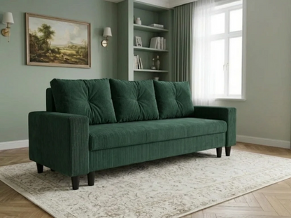 Canapea extensibilă Easy Verde Smarald