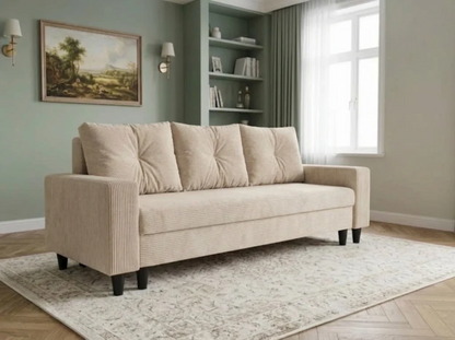 Canapea extensibilă Easy Crem Vintage
