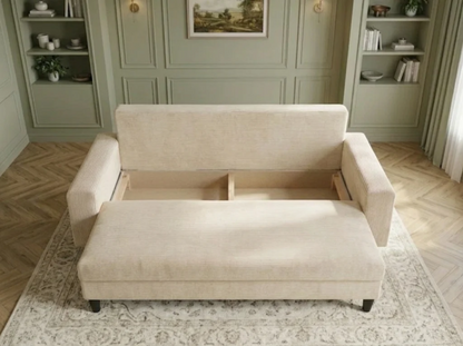 Canapea extensibilă Easy Crem Vintage