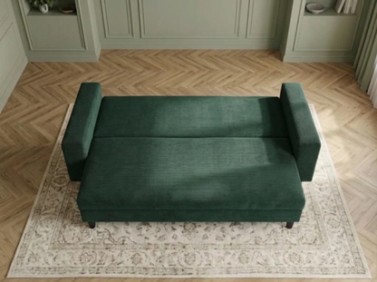 Canapea extensibilă Easy Verde Smarald