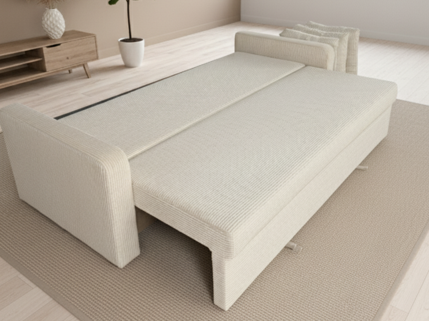 Canapea extensibilă Tokyo Crem Vintage