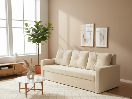 Canapea extensibilă Tokyo Crem Vintage