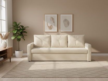 Canapea extensibilă Tokyo Crem Vintage