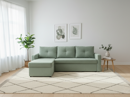 Tokyo Jade kihúzható sarokkanapé