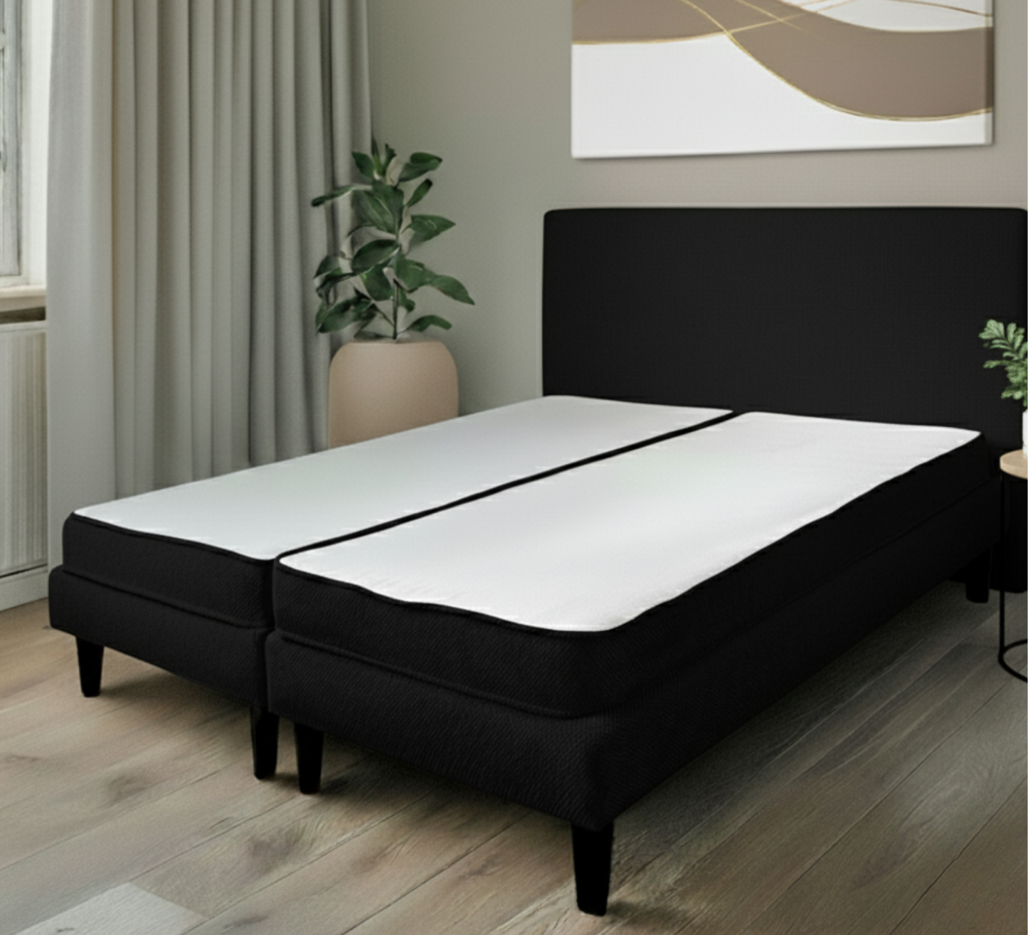 Pat Milano Premium din Lemn Masiv – 160×200 cm
