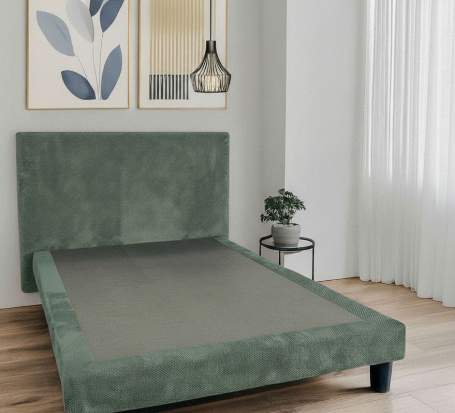 Pat Milano Premium din Lemn Masiv – 140×200 cm