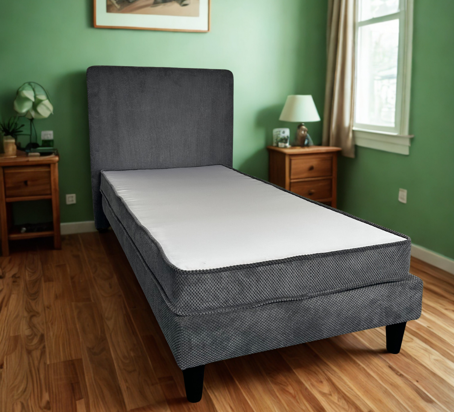 Pat Milano Premium din Lemn Masiv – 90×200 cm