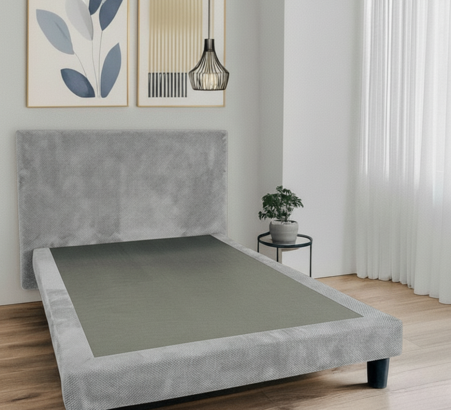 Pat Milano Premium din Lemn Masiv – 140×200 cm