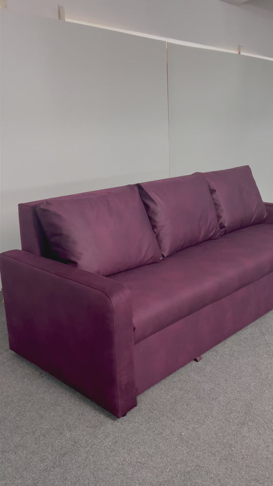 Canapea extensibilă Tokyo Burgundy Red - PET Friendly