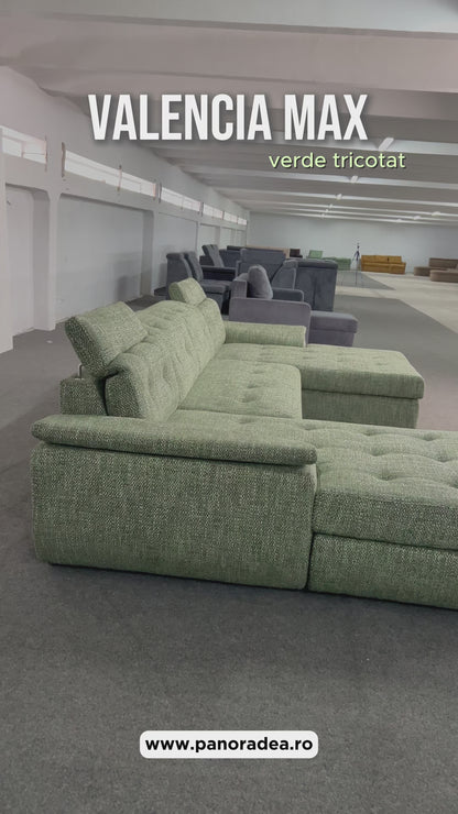 Valencia Max verde tricotat