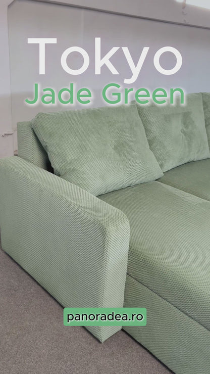 Tokyo Jade kihúzható sarokkanapé