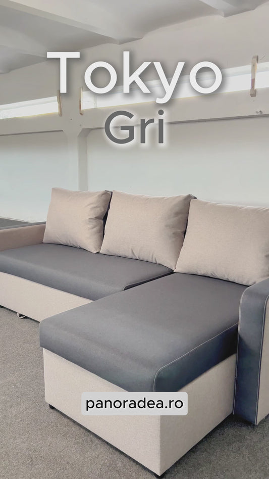 Colțar extensibil Tokyo Gri