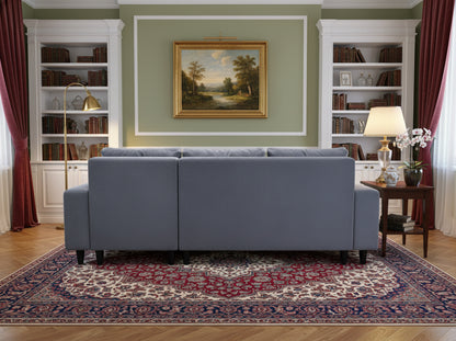 Easy Anthracite Extendable Corner Sofa